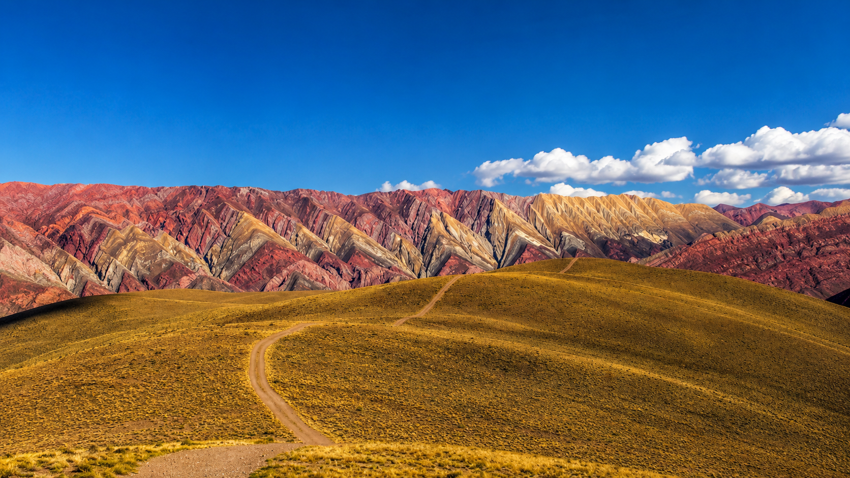 Serranía de Hornocal en Humahuaca