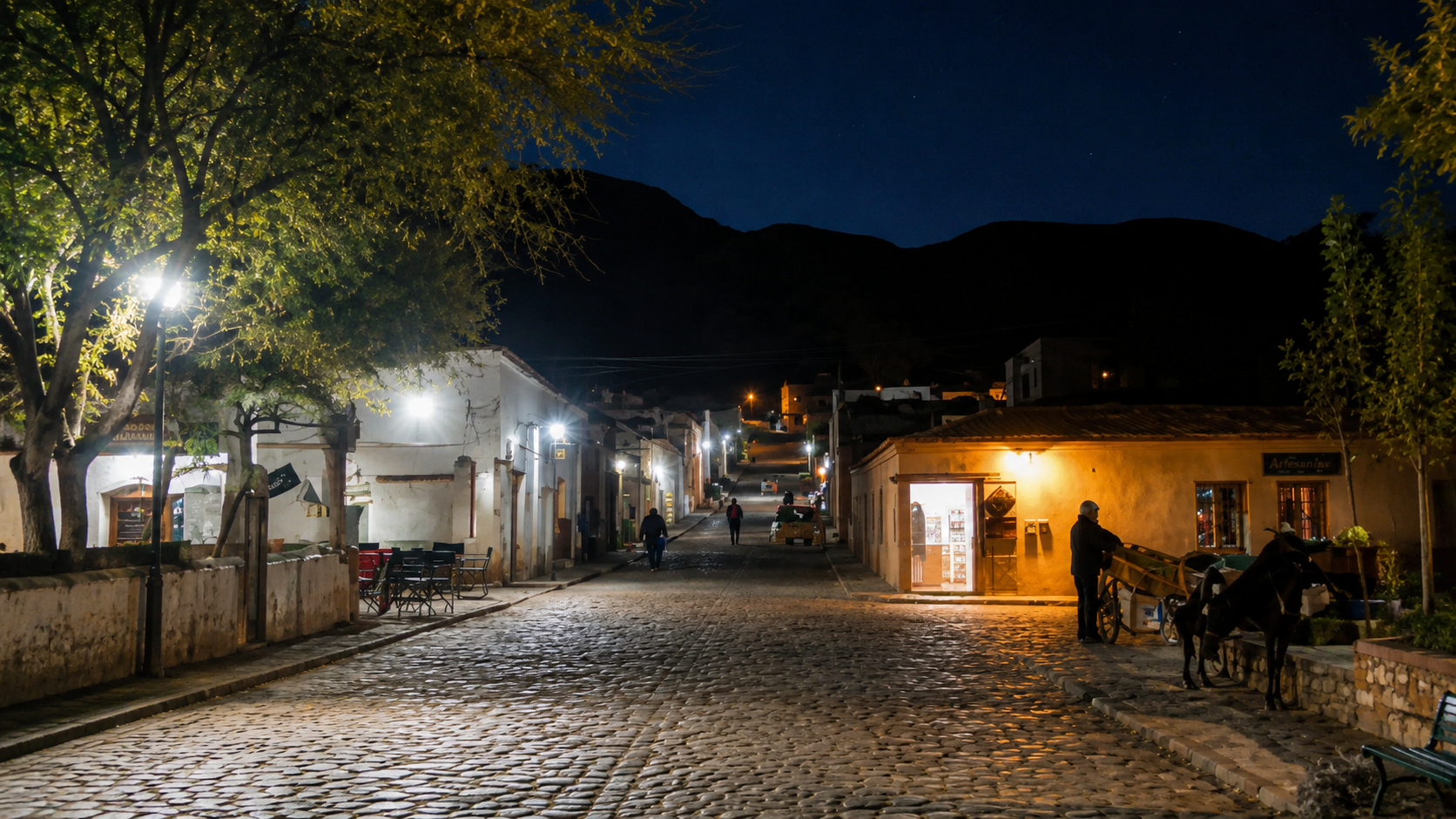 Luces del pueblo de Purmamarca