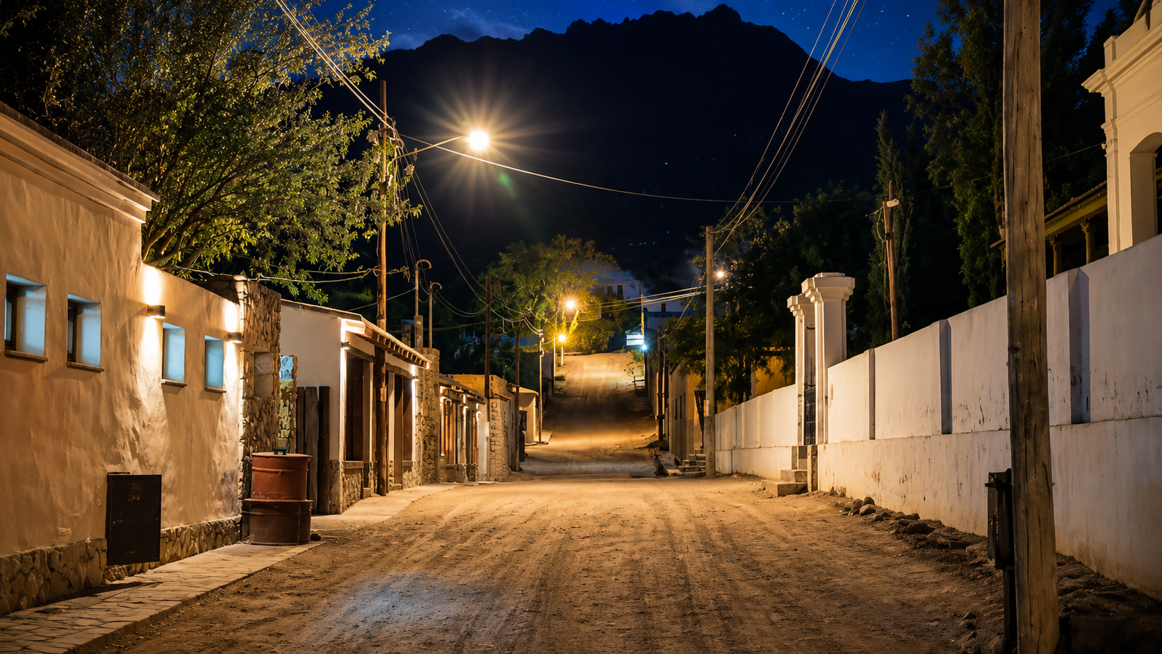 Purmamarca bajo las estrellas