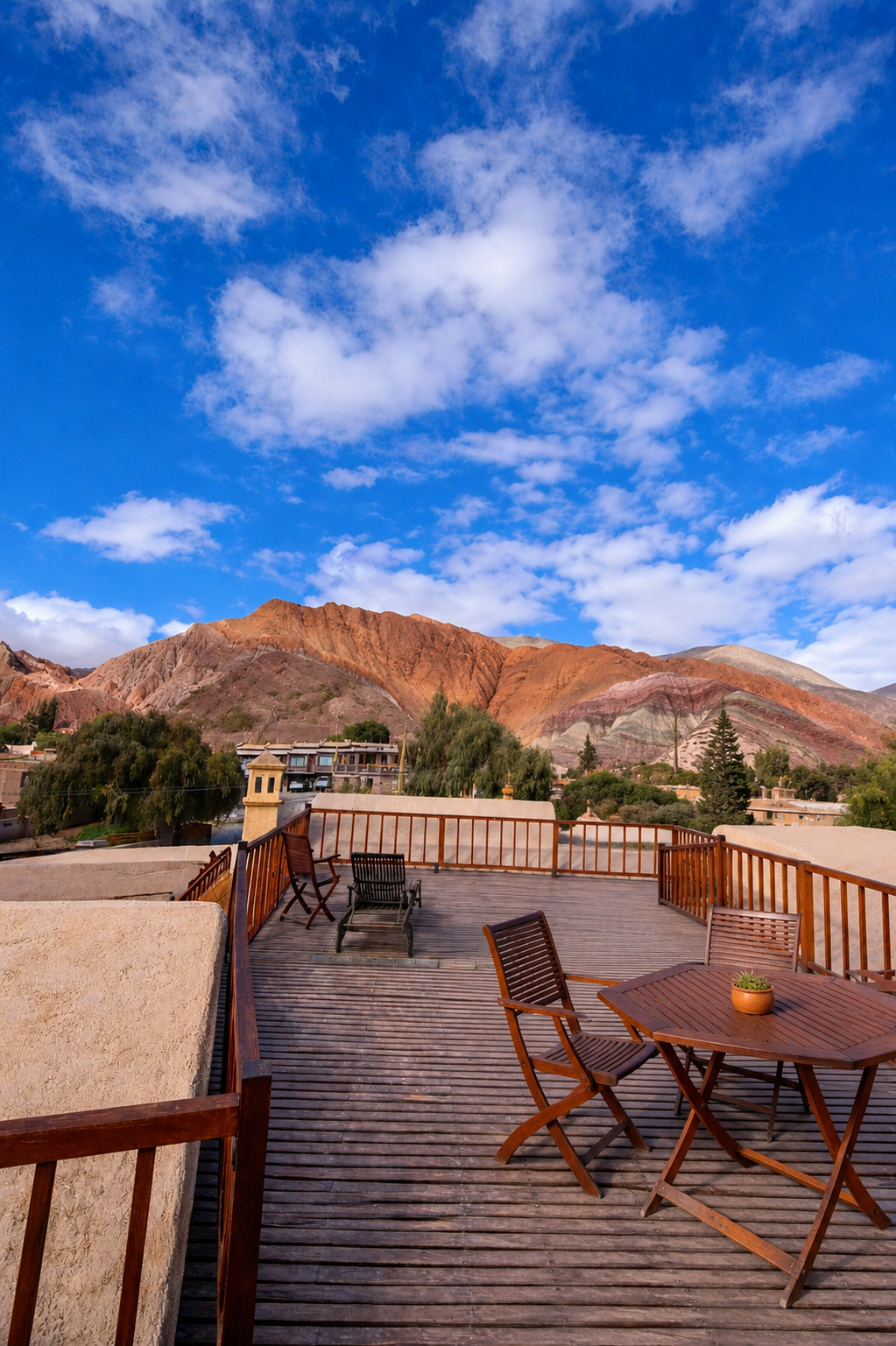Vista desde la terraza de Marqués de Tojo
